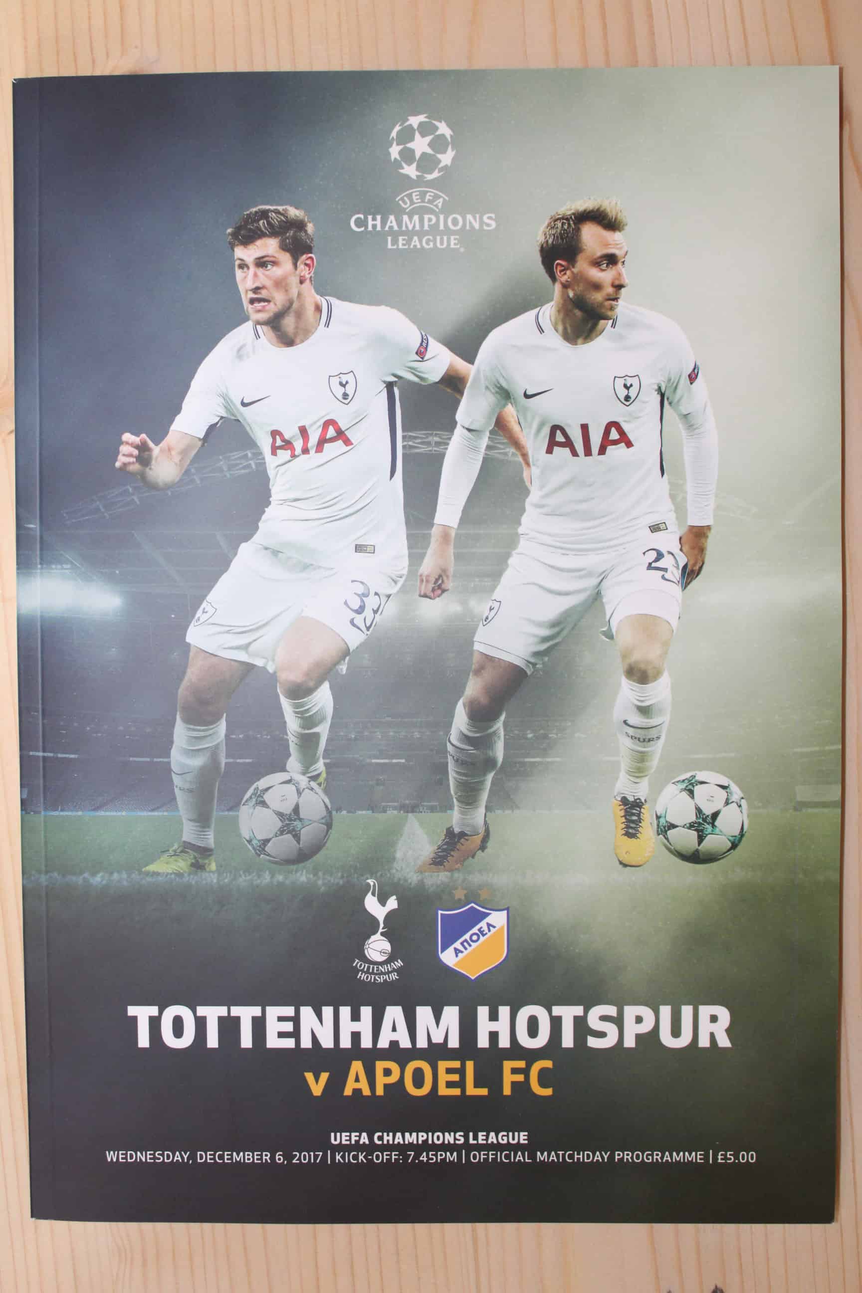 Tottenham Hotspur FC v Apoel (Cyprus)